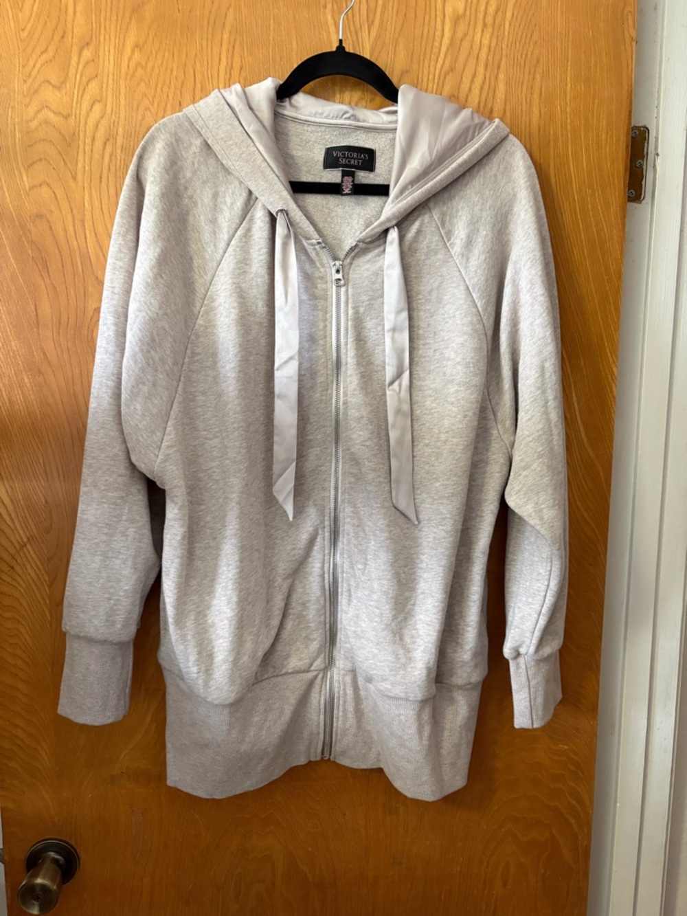 Victoria's Secret Light tan Zip-Up Hoodie XL